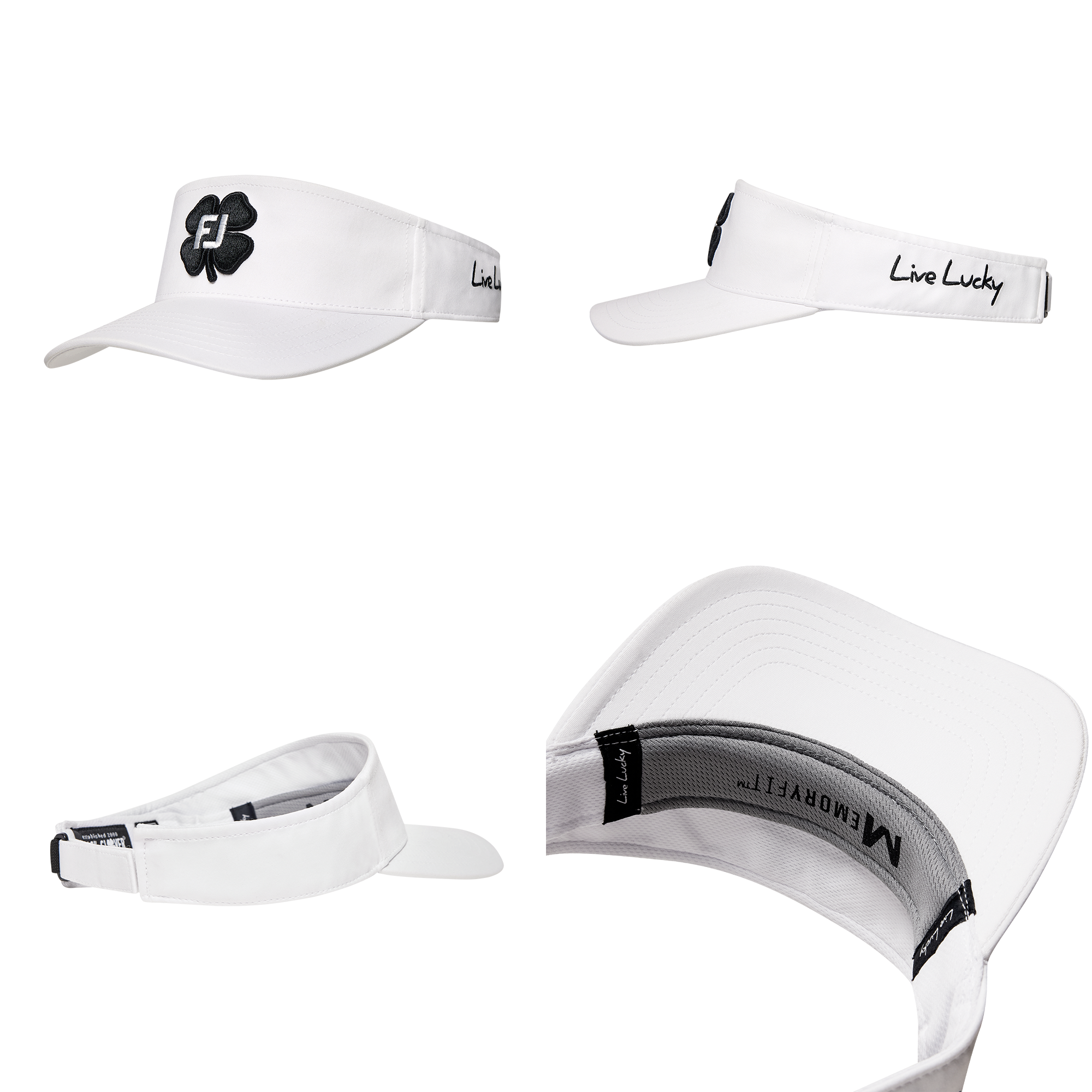 FJxBlack Clover Visor